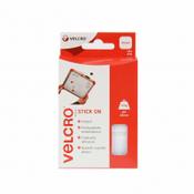 VELCRO VELCRO Stick On Squares 25mm White (Pack 24)