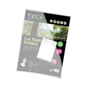 Stewart Superior Eco Cut Flush Folder Clear (Pack of 100) LSF-CL image