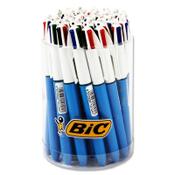 Bic 4 Colour Biro Tub - Perfect for Everyday Use image