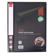 Concept 40 Pocket Display Book A4 - Black - Protect Your Documents image