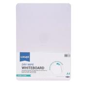 Concept A4 Dry Wipe Board 297x210mm - White - Use Vertically Or Horizontally image