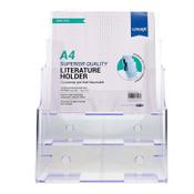 Concept A4 Literature Holder - Three Tier - Office Brochure Display