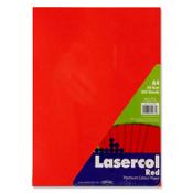 Lasercol A4 Activity Paper 80gsm 100 Sheets Red - Bold Color for Vibrant Projects image