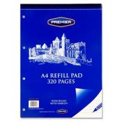 Premier A4 Refill Pad Top 320 Pages - Excellent for Writing and Organising Ideas image