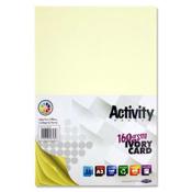 Premier Activity Sheets A3 Pack of 25 - 160gsm, Ivory - Quality Crafting Paper image