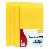Premier Post Padded Envelopes Size B 140X225 Pack of 4 - Convenient for Smaller Items image