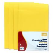 Premier Post Padded Envelopes Size C 170X225 Pack of 4 - Great for Shipping Letters and Cards image
