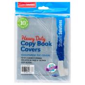 Student Solutions A4 Heavy Duty Peel &amp; Wrap Transparent Book Covers Pack of 10 - Protect Your Books in Style