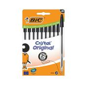 Bic Cristal Ballpoint Pen Medium Black (Pack of 10) 516353 image