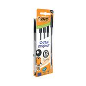 Bic Cristal Ballpoint Pen Medium Black (Pack of 4) 516335 image