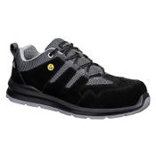 Portwest FE07 Composite Trainer S1 ESD SR FO Black/Grey 44 image