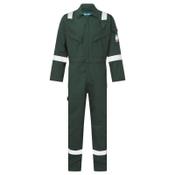 Portwest FR50 Flame Resistant Anti-Static Coverall 350g Green L image