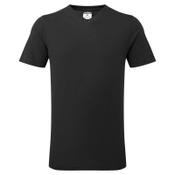 Portwest B197 V-Neck Cotton T-Shirt Black M image