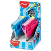 Maped Reflex 3D Vivo Symmetric Kids 12cm Scissors ( 3 Assorted) - Fun Scissors for Kids and Crafts