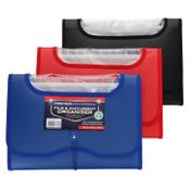 Premier Universal A4 13 Pocket Expanding File - 3 Assorted Colours - Expanding A4 File for Office Organization image
