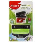 Maped Greenlogic Mini Stapler + Staples Set image