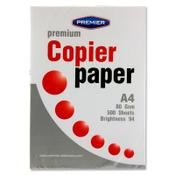 Premier A4 80Gsm Premium Copier Paper - Ream - High-Quality Copier Paper for Office Use image
