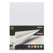 Premier Activity A4 160Gsm Card 50 Sheets - White - White A4 Card for Office, School &amp; Craft Projects image
