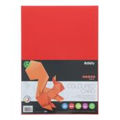 Premier Activity A4 160Gsm Card 50 Sheets - Red Saffron - Saffron Red A4 Card for Creative Artworks