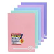 Premto Pastel Pack of  5 A4 160Pg Hardcover Notebook - Perfect for Writing &amp; Journaling image