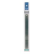 Concept 12" 30cm Deadlength Steel Ruler Precision Measuring Tool image