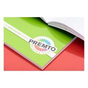Premto A4 80Pg Soft Cover Perforated Notebook S-1 - Assorted Colours - Easy Tear Sheets image