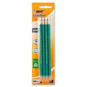 Bic Evolution Rubber Tipped Pencils - HB Card of  4 image