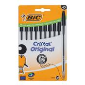 Bic Pack of 10 Cristal Ballpoint Pen - Black image