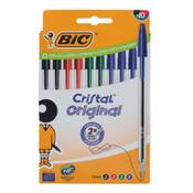 Bic Pack of 10 Cristal Ballpoint Pens - Assorted image