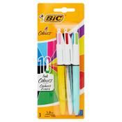 Bic 4 Colour Ballpoint Pens Card of 3 image