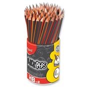 Maped Black'Peps Triangular Graphite Pencil - HB (72) - Bulk Pack  for School and Office Requirements image