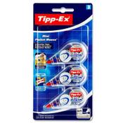 Tippex Pack of 3 6M Mini Correction Tape Pocket Mouse - Compact &amp; Efficient for Daily Use image