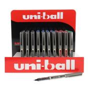 Uni Ball 0.7mm Eye Fine Rollerball Pen 4 Assorted Colours - Perfect for Fine Writing &amp; Notes image