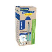 Pilot B2P Ecoball Greenpack Ballpoint Pens/Refills 10 Pens + 10 Refills Black (Pack of 20) 313191058 image