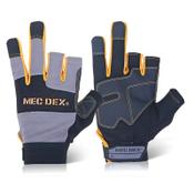 Mec DexWork Passion Tool Mechanics Gloves 1 Pair Grey/Gold M image