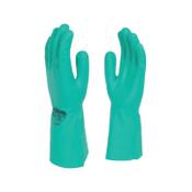 Polyco NitriTech III Green Flock Lined 33cm Nitrile Rubber Glove Size 10 92/10 image