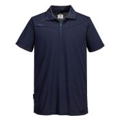 Portwest DX410 DX4 Polo Shirt S/S All Navy L image
