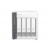 QNAP TS-433 NAS Tower ARM Cortex-A55 4 GB 0 TB QNAP QTS White image