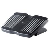 Fellowes Foot Rest Under Desk - Refresh Foot Support Ergonomic Foot Rest with 2 Height Adjustments &amp; Massage Surface - Foot Rest Stool for Office &amp; Home - Black image