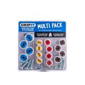 Plasterboard Fixings Multi Pack,16 Piece, Clam Pack image