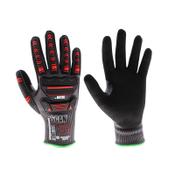 Nitrile Palm Impact Cut D Gloves - L (Size 9) image