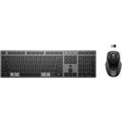 HP 725 Multi-Device Rechargeable Keyboard and Mouse Combo Wireless + Bluetooth Black image