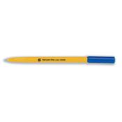 5 Star Office Ball Pen Yellow Barrel Fine 0.7mm Tip 0.3mm Line Blue (Pack of 50) image