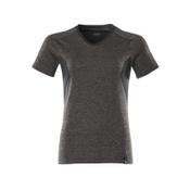 Mascot T-Shirt 18092-801 Accelerate Premium, Ladies Fit, Moisture Wicking Coolmax,Dark Anthracite-Flecked/Black,S(1 pcs.)