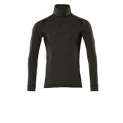 Mascot Functional Under Shirt 19781-794 Crossover Moisture Wicking, Insulating, Lightweight  Dark Anthracite/Black Xl image