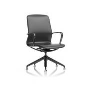 Lucia Executive Chair Black Frame With Chrome Glides image