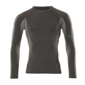 Mascot Functional Under Shirt 50178-870 Crossover Moisture Wicking, Anti Bacterial, Anti-Static, Lightweight  Dark Anthracite S-M image