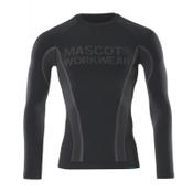Mascot Functional Under Shirt 50561-940 Crossover Moisture Wicking, Insulating, Seamless, Ultimate Stretch  Black M image