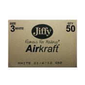 AirKraft Size 3 Bubble Lined Mailer White (Pack of 100) MAKC88006