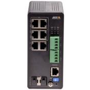 Axis 01633-001 network switch Managed Gigabit Ethernet (10/100/1000) Power over Ethernet (PoE) Black image